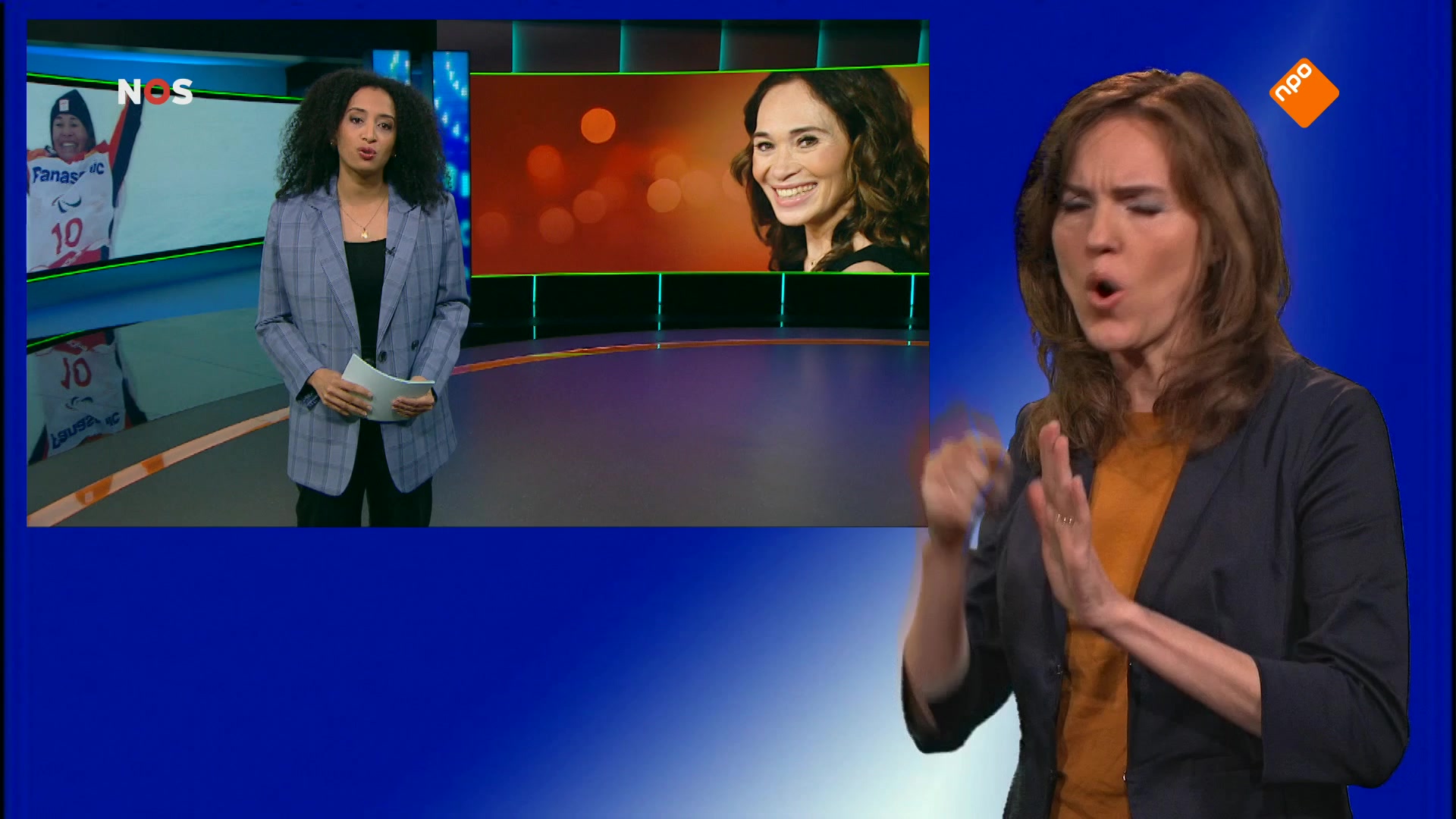 NOS Jeugdjournaal met gebarentolk