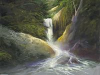 5. Waterval in het bos