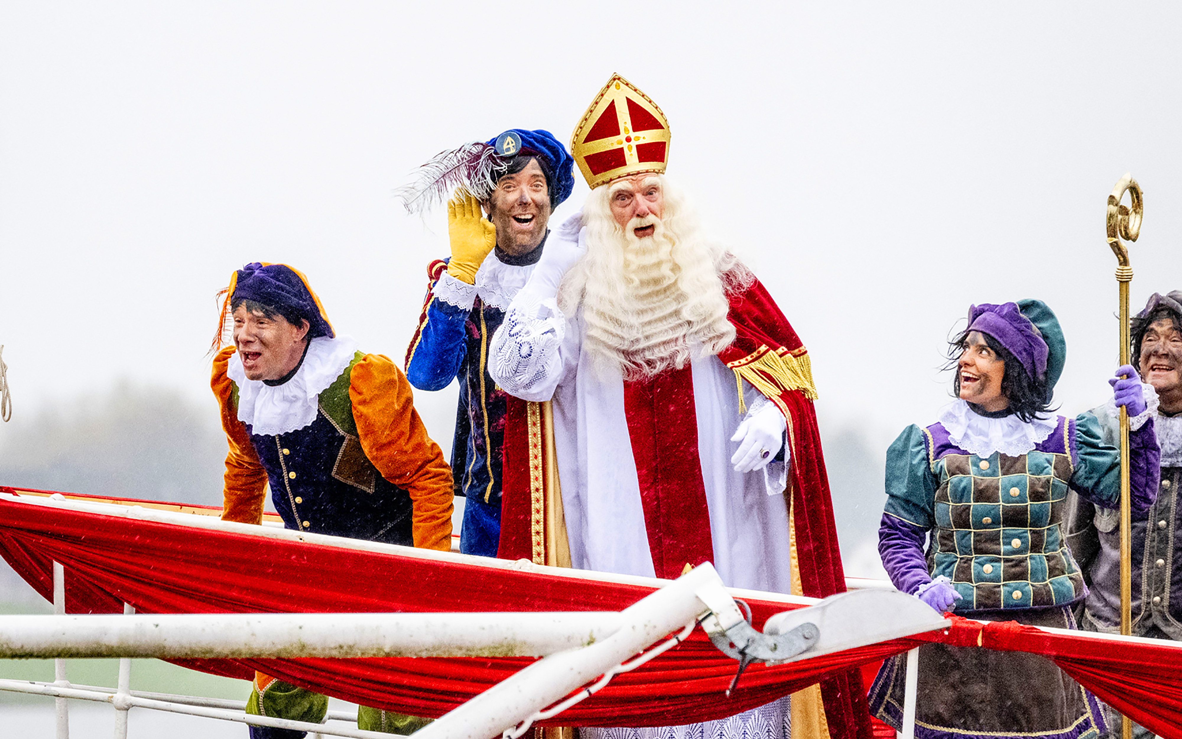 De intocht van Sinterklaas
