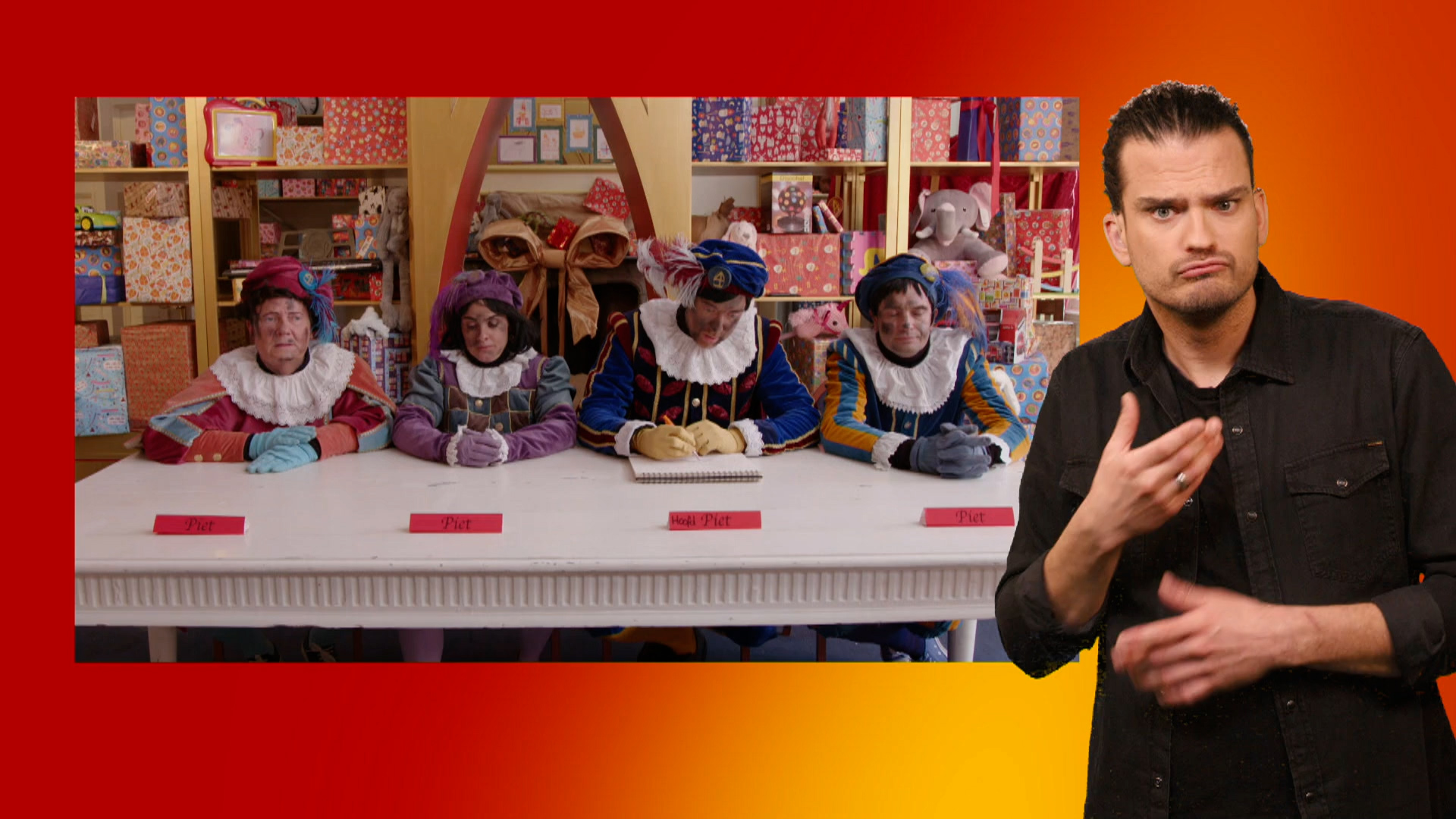 De intocht van Sinterklaas