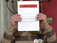Bang voor het incassobureau