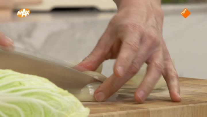 Romige pasta met Chinese kool